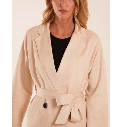 Waist Detail Trench Style Jacket